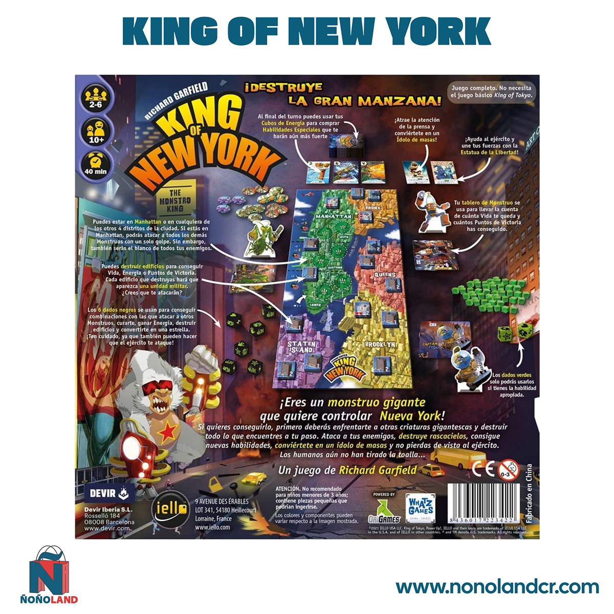 King of New York (Idioma: Español)