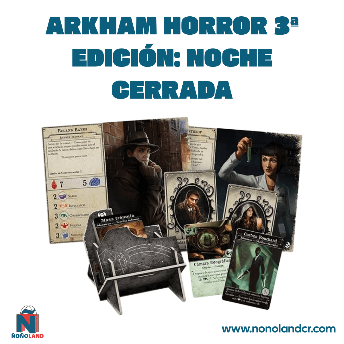 Arkham Horror 3ª Edición: Noche Cerrada (Idioma: Español) - ÑoñolandCR