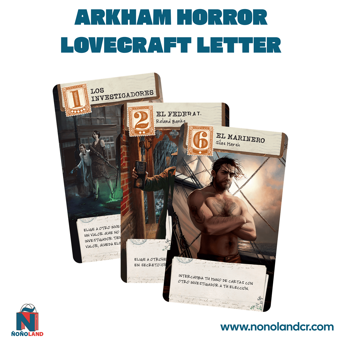 Arkham Horror Lovecraft Letter (Idioma: Inglés y Español) - ÑoñolandCR