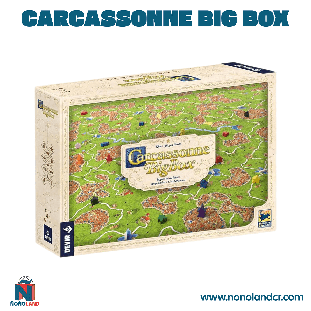 Carcassonne Big Box (Idioma: Español) - ÑoñolandCR