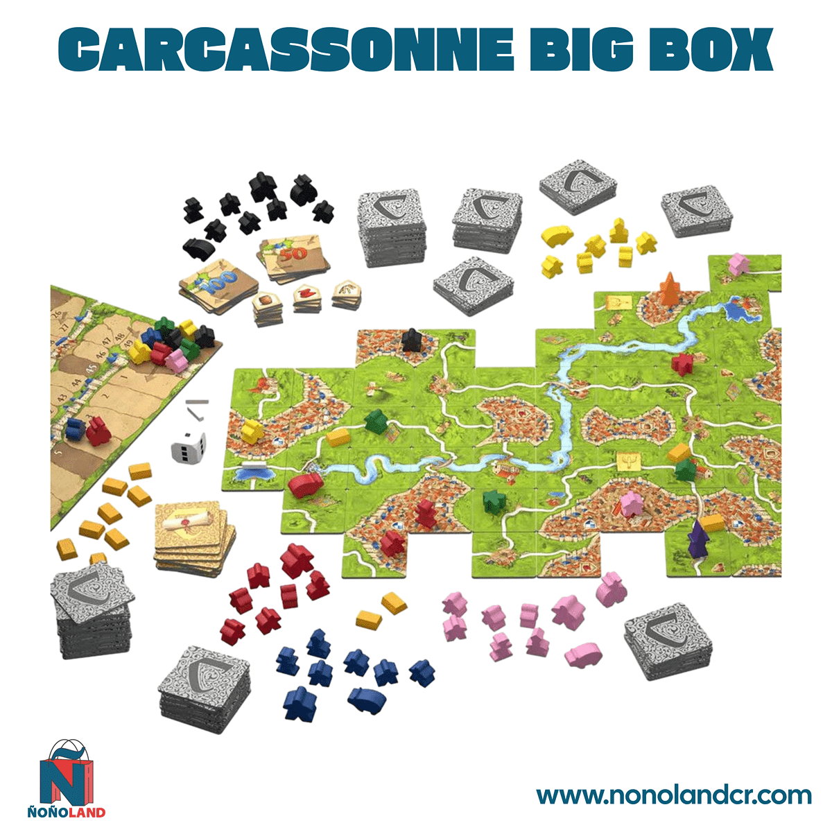 Carcassonne Big Box (Idioma: Español) - ÑoñolandCR