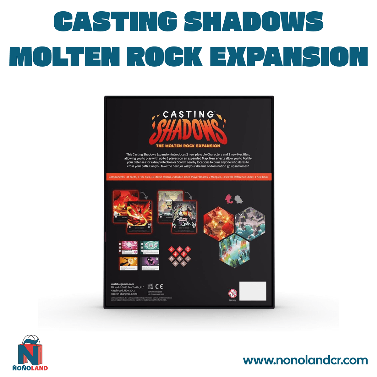 Casting Shadows Molten Rock Expansion (Idioma: Inglés y Español) - ÑoñolandCR