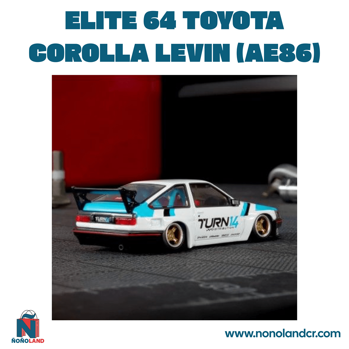 Elite 64 Toyota Corolla Levin (AE86) Custom - ÑoñolandCR