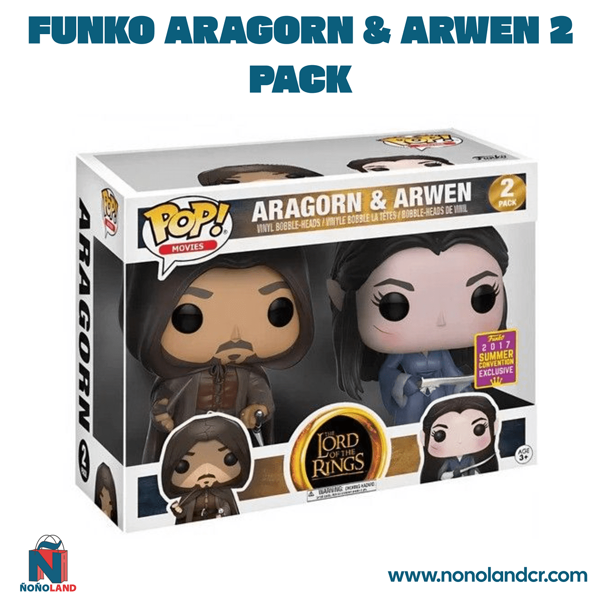 Funko Aragorn & Arwen 2 Pack - ÑoñolandCR