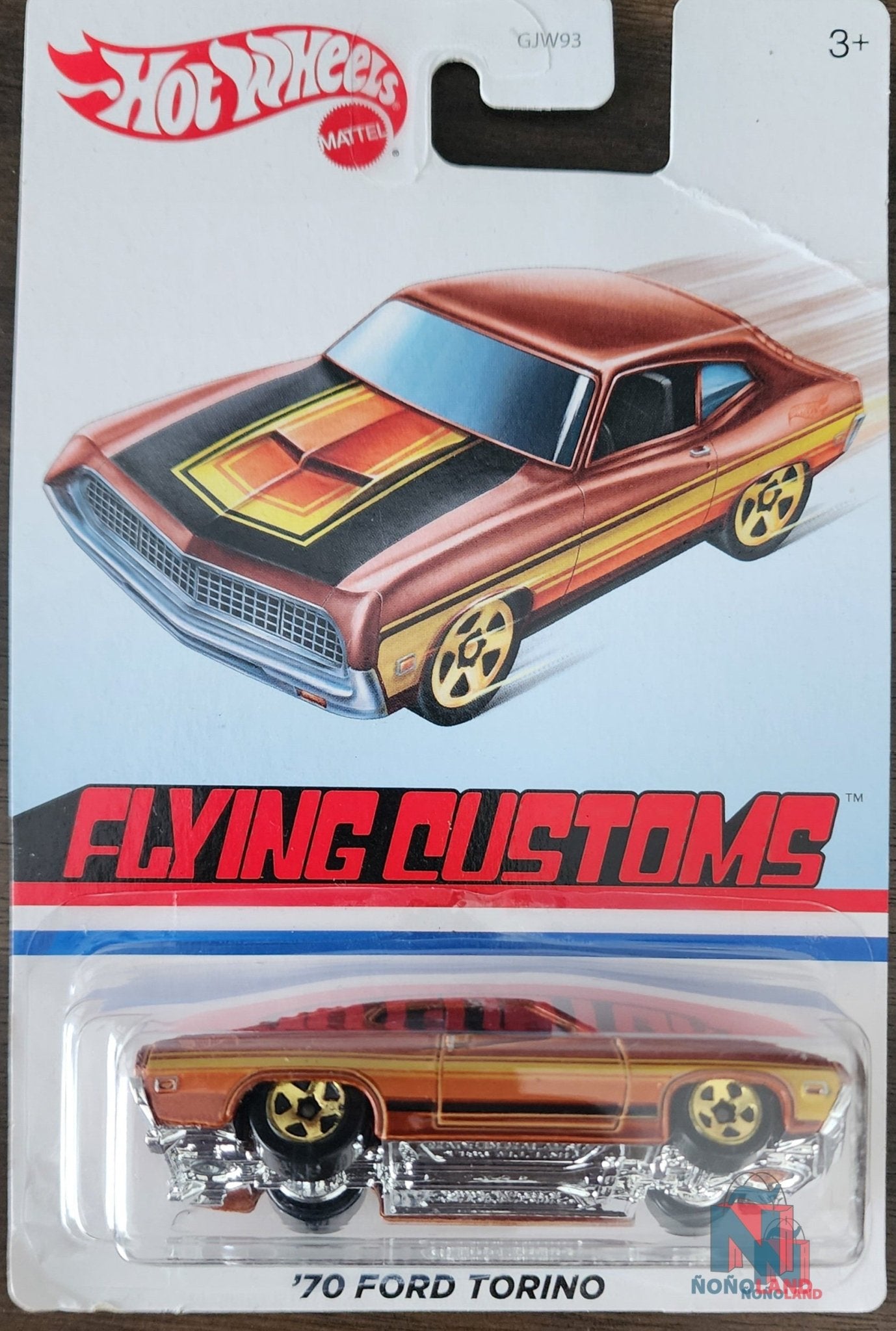 HotWheels '70 Ford Torino FLYING CUSTOMS - ÑoñolandCR