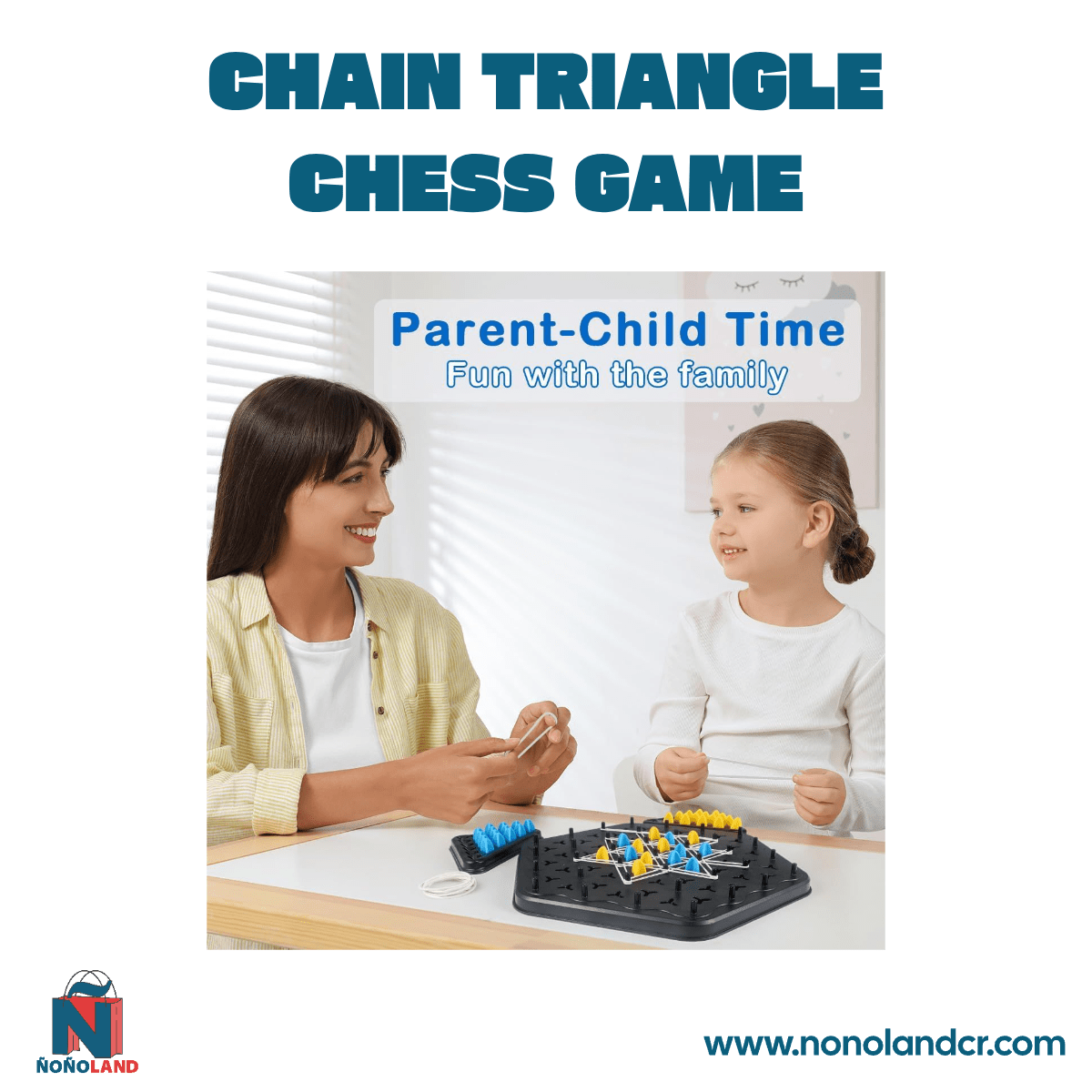 Juego de ajedrez de cadena y triángulo - Chain Triangle Chess Game - ÑoñolandCR