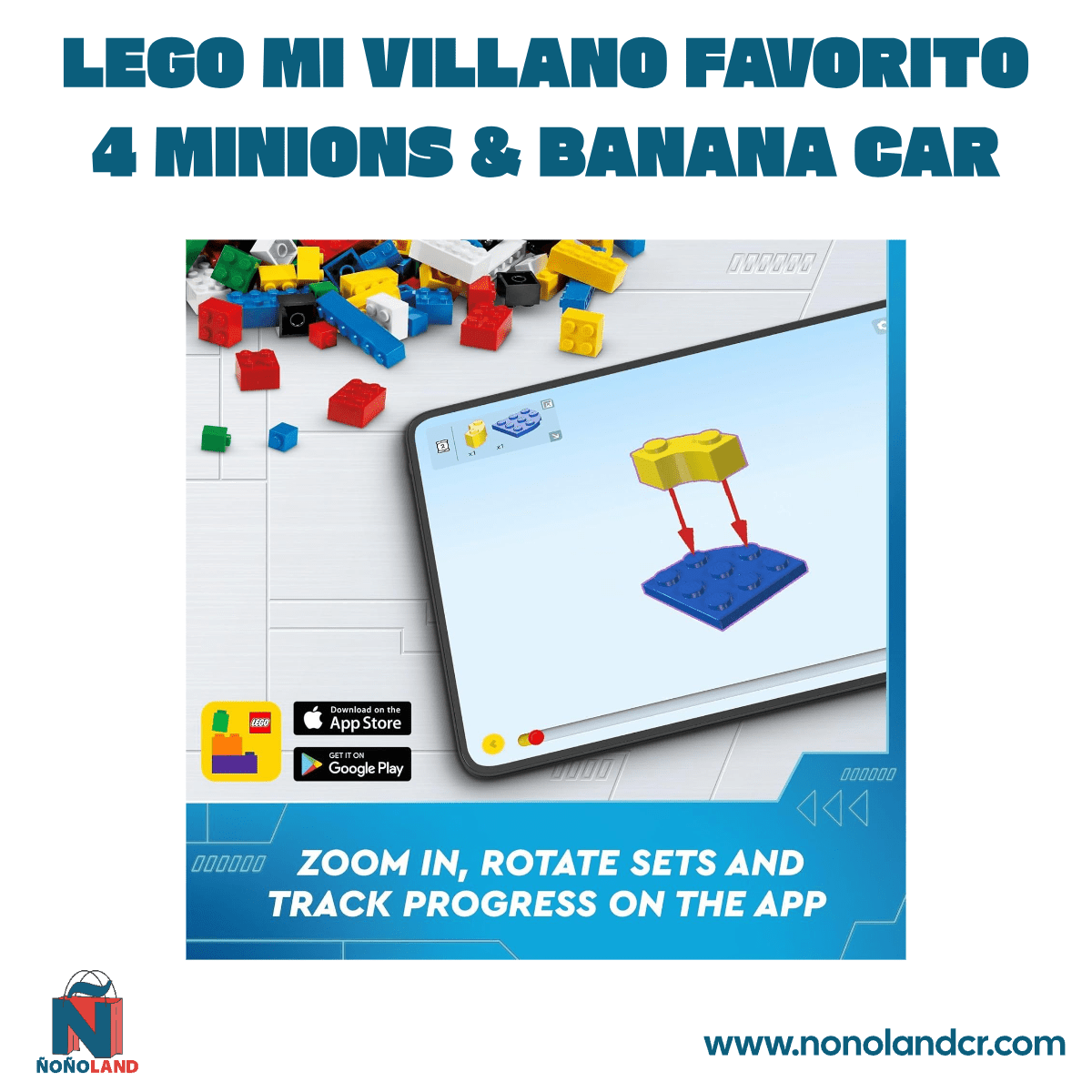 LEGO Mi Villano Favorito 4 Minions & Banana Car - ÑoñolandCR