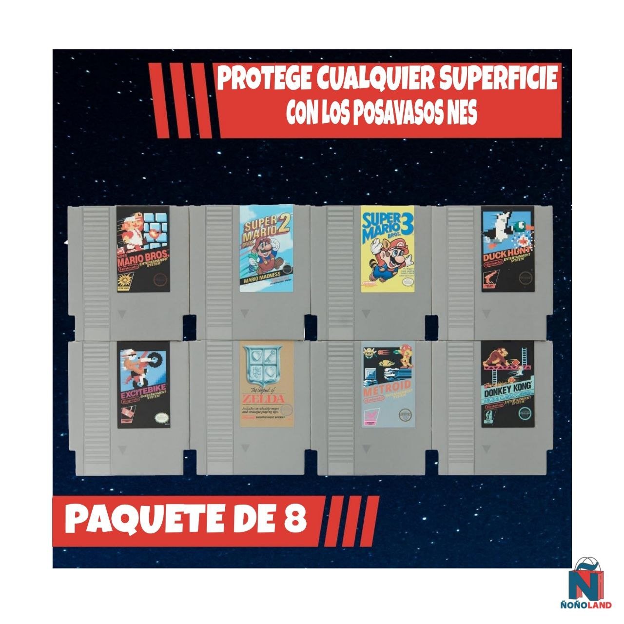Posavasos NES - ÑoñolandCR