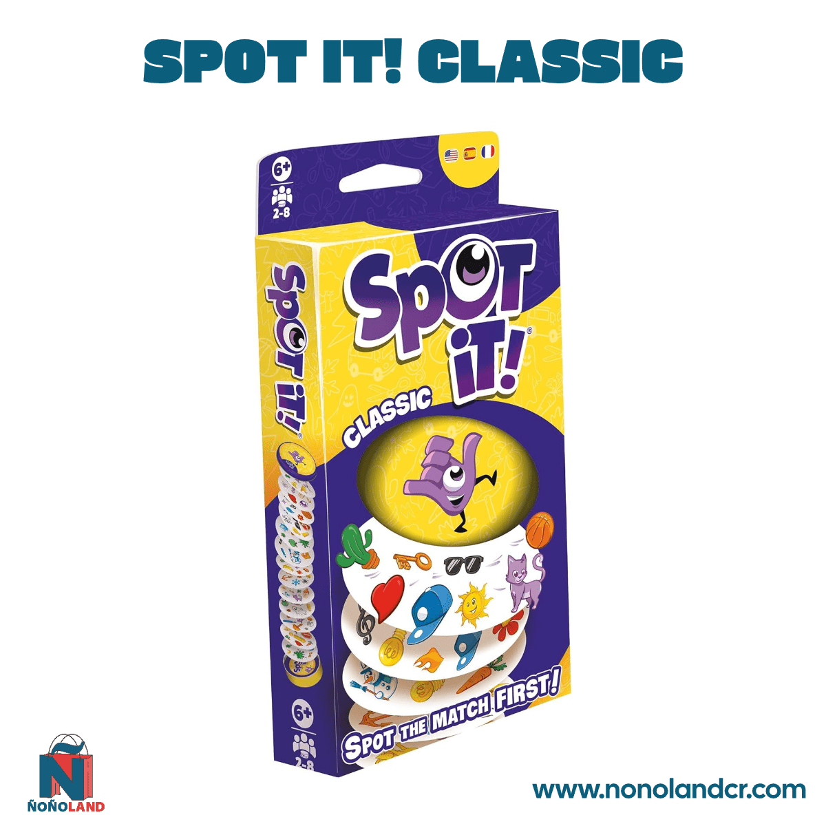 Spot It! Classic (Idioma: Multilingüe) - ÑoñolandCR