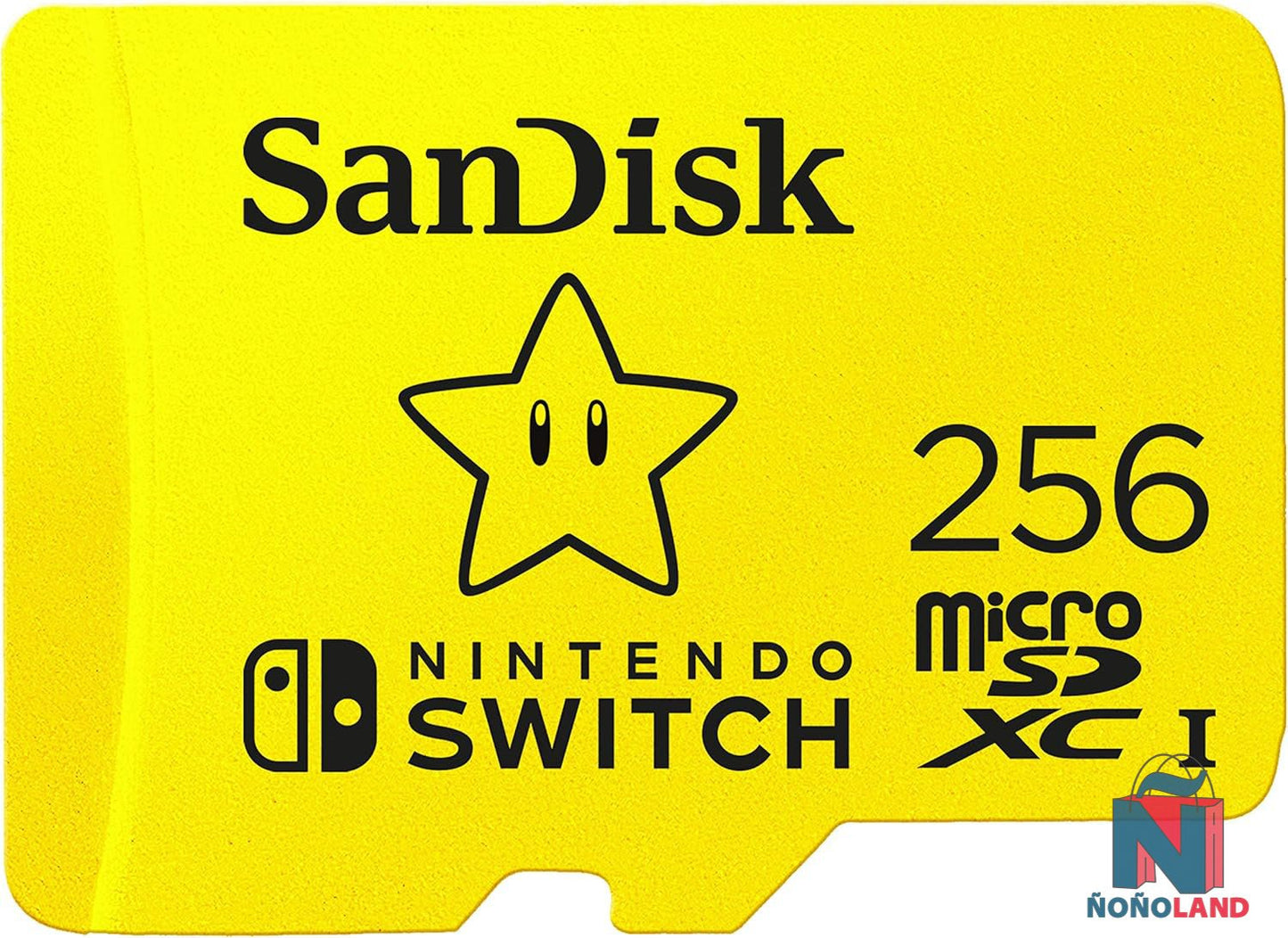 Tarjeta microSDXC SanDisk de 256 GB con licencia para Nintendo Switch - Super Mario Super Star - ÑoñolandCR