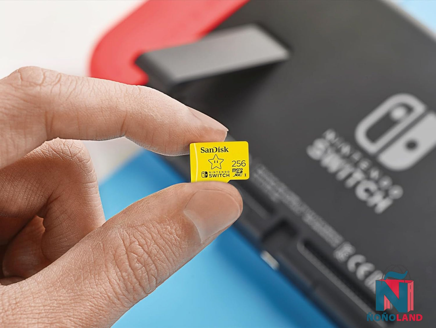 Tarjeta microSDXC SanDisk de 256 GB con licencia para Nintendo Switch - Super Mario Super Star - ÑoñolandCR