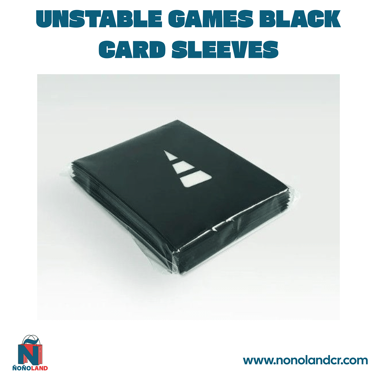 Unstable Games: Fundas para cartas Negras de 66mm x 91mm - ÑoñolandCR