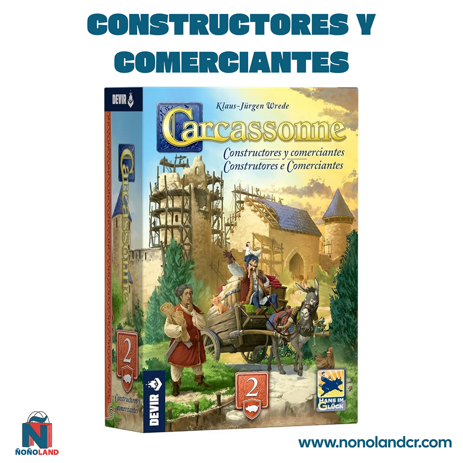 Carcassonne Exp. 2 - Constructores y Comerciantes (Idioma: Español)