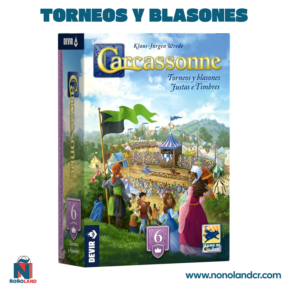 Carcassonne Exp. 6 - Torneos y Blasones (Idioma: Español)