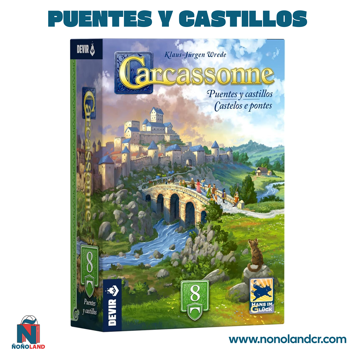 Carcassonne Exp. 8 - Puentes y Castillos (Idioma: Español)