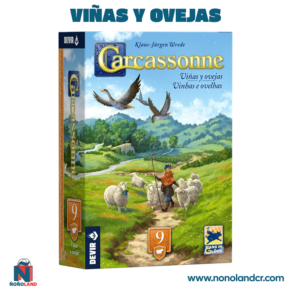Carcassonne Exp. 9 - Viñas y Ovejas (Idioma: Español)