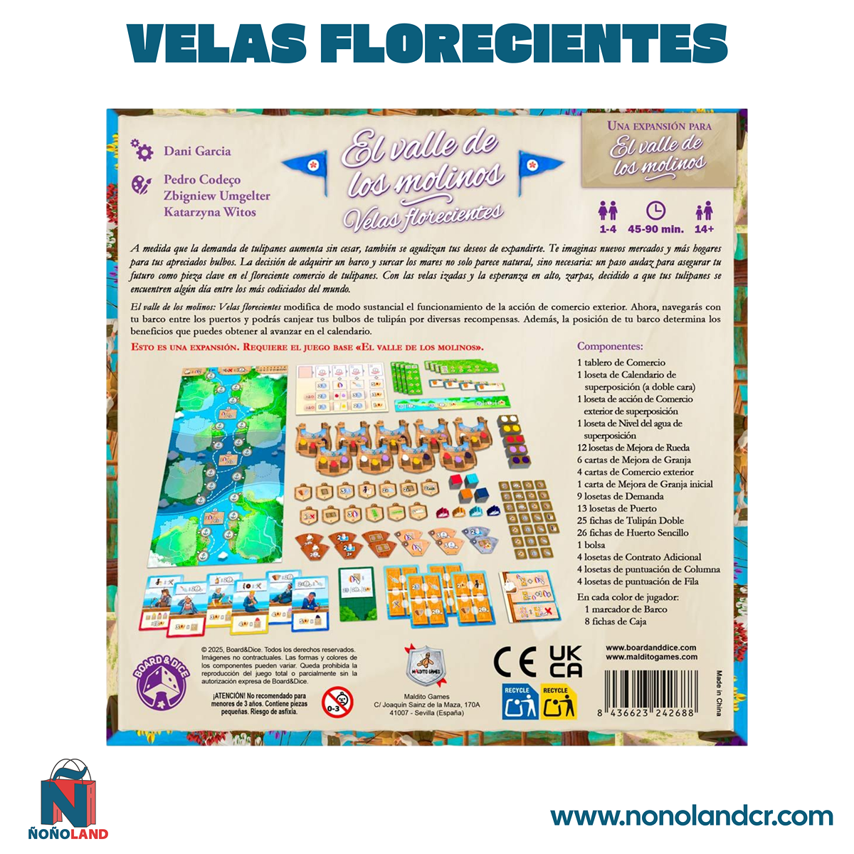 Velas Florecientes: El Valle de los Molinos (Idioma: Español)