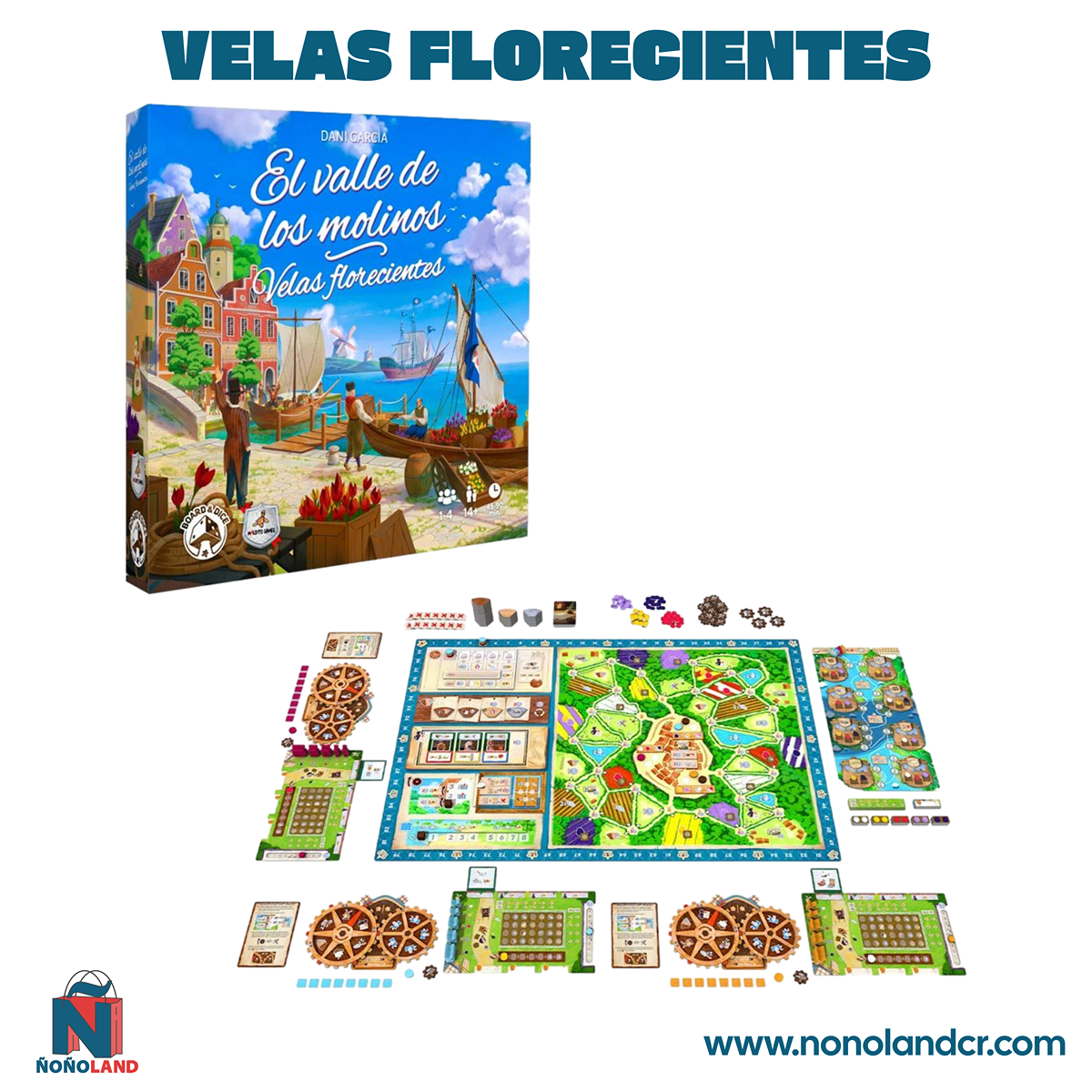 Velas Florecientes: El Valle de los Molinos (Idioma: Español)