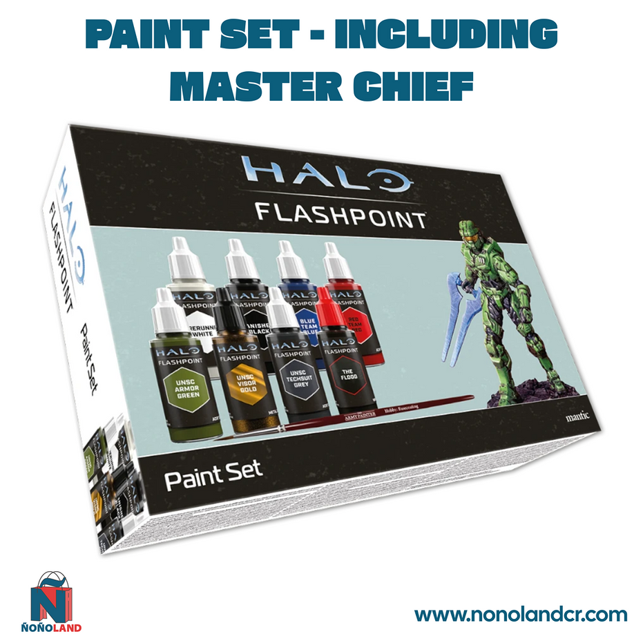 Halo: Flashpoint Paint Set - Including Master Chief