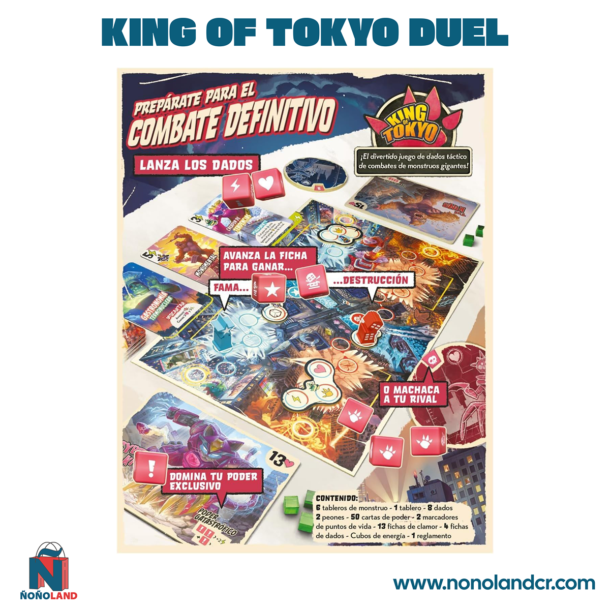 King of Tokyo Duel (Idioma: Español)