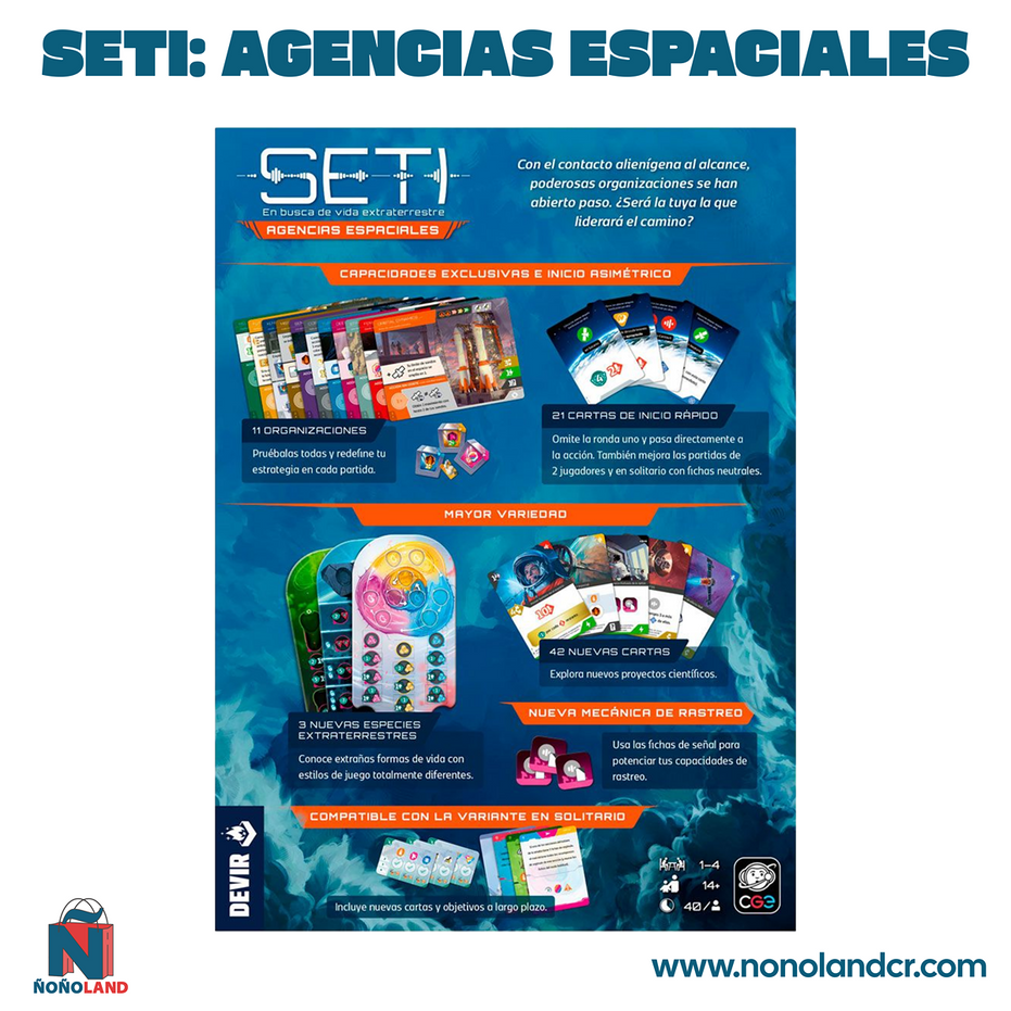 Seti: Agencias Espaciales (Idioma: Español)