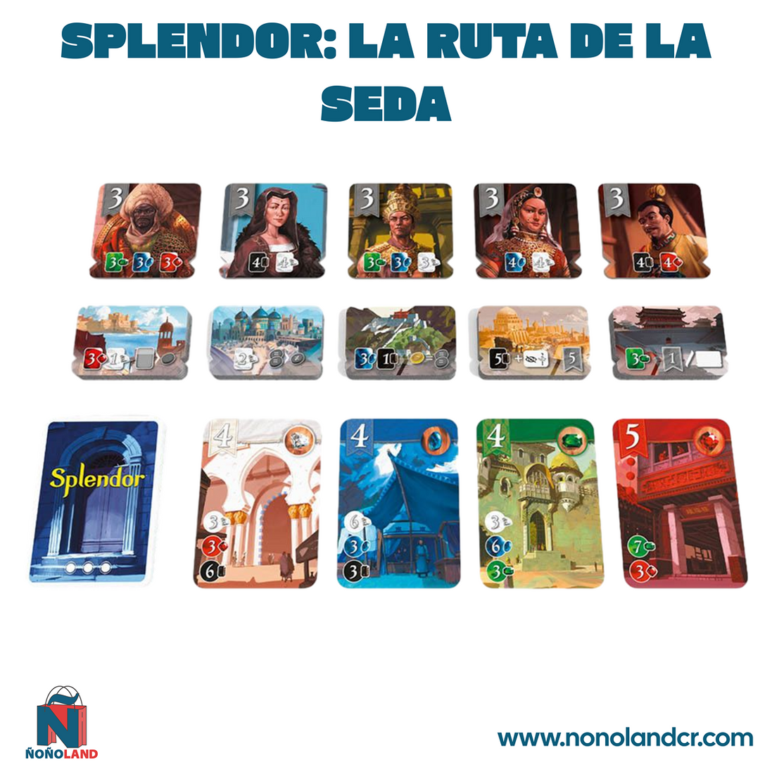 Splendor: La Ruta de la Seda (Idioma: Inglés y Español)