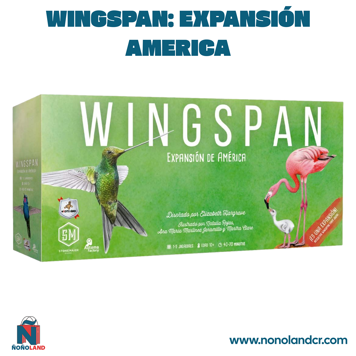 Wingspan: Expansión America (Idioma: Español)