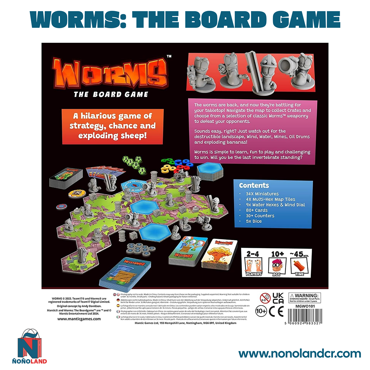 Worms: The Board Game (Idioma: Ingles)