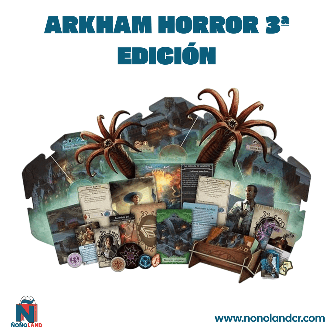 Arkham Horror 3ª Edición (Idioma: Inglés y Español) - ÑoñolandCR