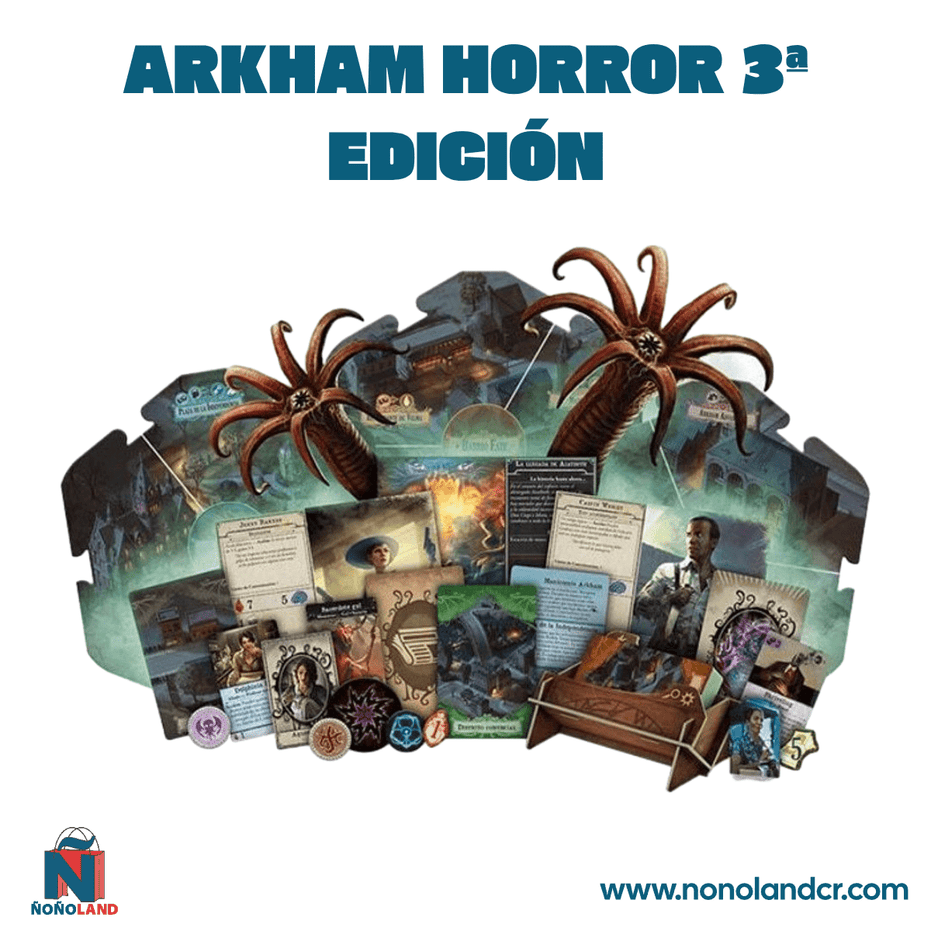 Arkham Horror 3ª Edición (Idioma: Inglés y Español) - ÑoñolandCR