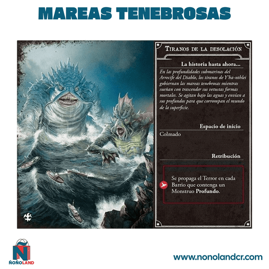 Arkham Horror 3ª Edición: Mareas Tenebrosas (Idioma: Inglés y Español) - ÑoñolandCR