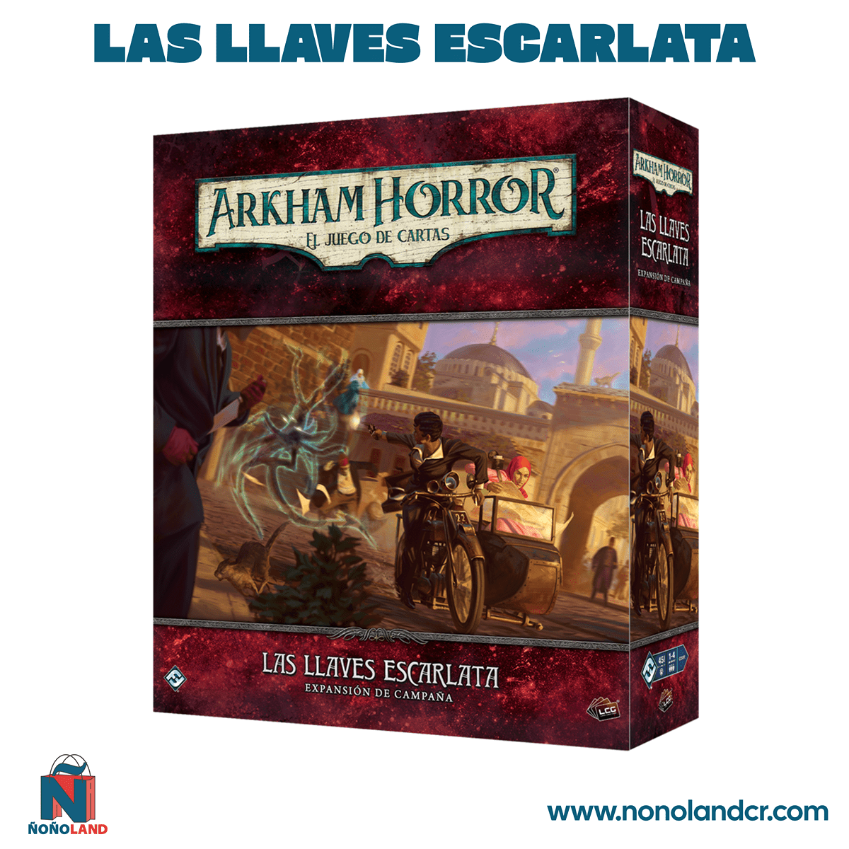 Arkham Horror LCG: Las Llaves Escarlata Expansión de Campaña (Idioma: Inglés y Español) - ÑoñolandCR