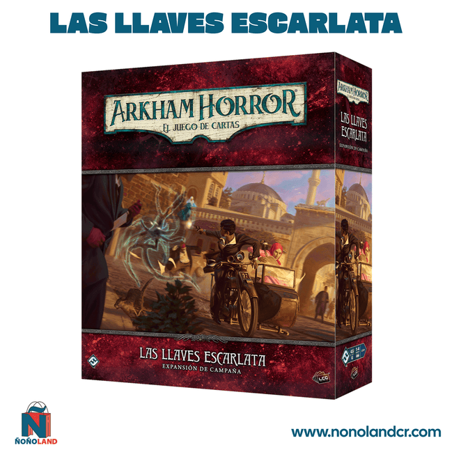 Arkham Horror LCG: Las Llaves Escarlata Expansión de Campaña (Idioma: Inglés y Español) - ÑoñolandCR