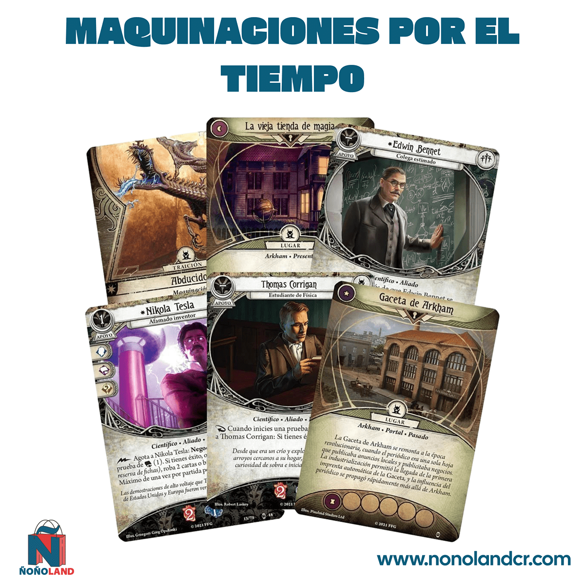 Arkham Horror LCG: Maquinaciones por el Tiempo (Idioma: Inglés y Español) - ÑoñolandCR