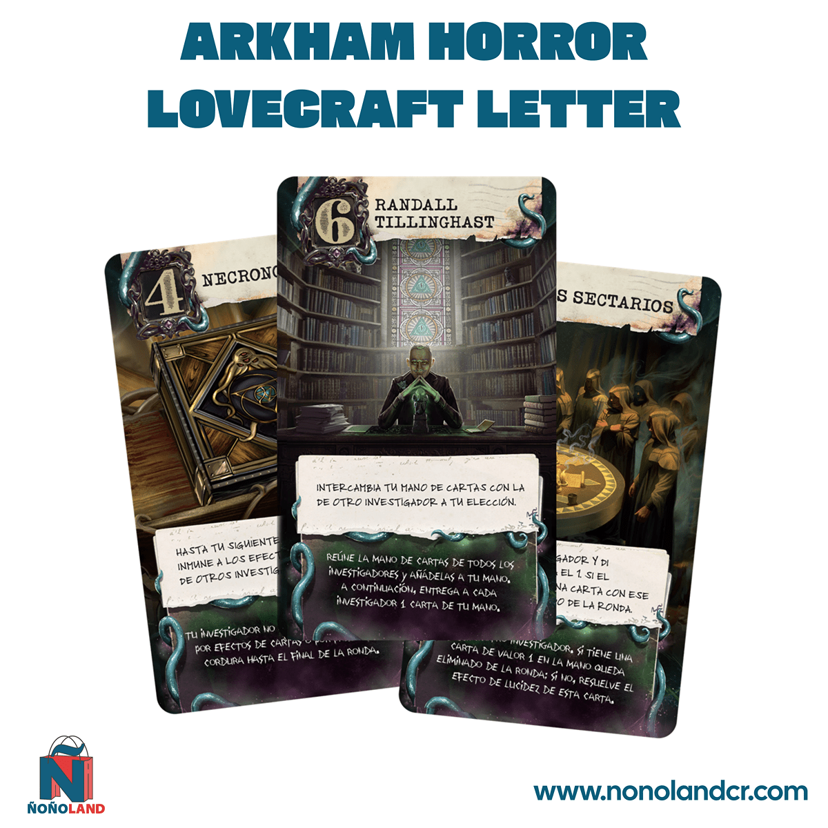 Arkham Horror Lovecraft Letter (Idioma: Inglés y Español) - ÑoñolandCR