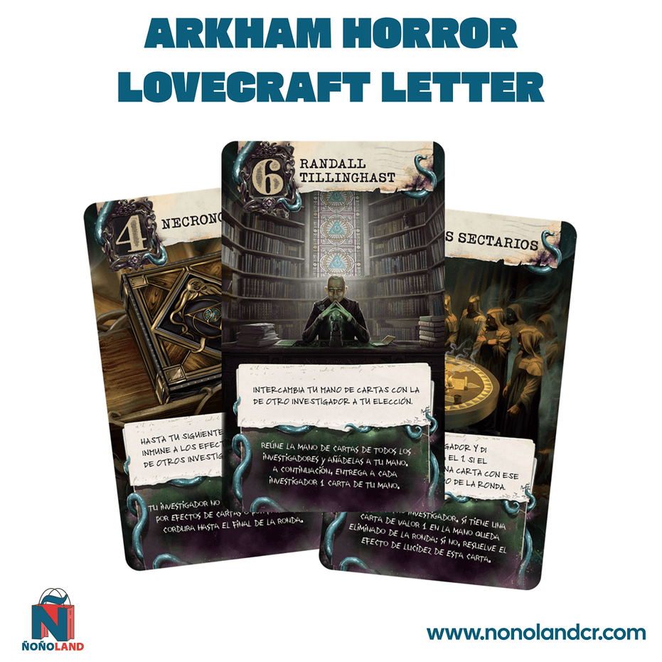 Arkham Horror Lovecraft Letter (Idioma: Inglés y Español) - ÑoñolandCR