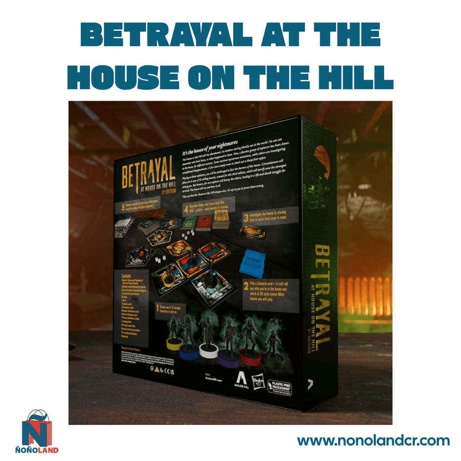Betrayal At House On The Hill 3rd Edition (Idioma: Inglés) - ÑoñolandCR