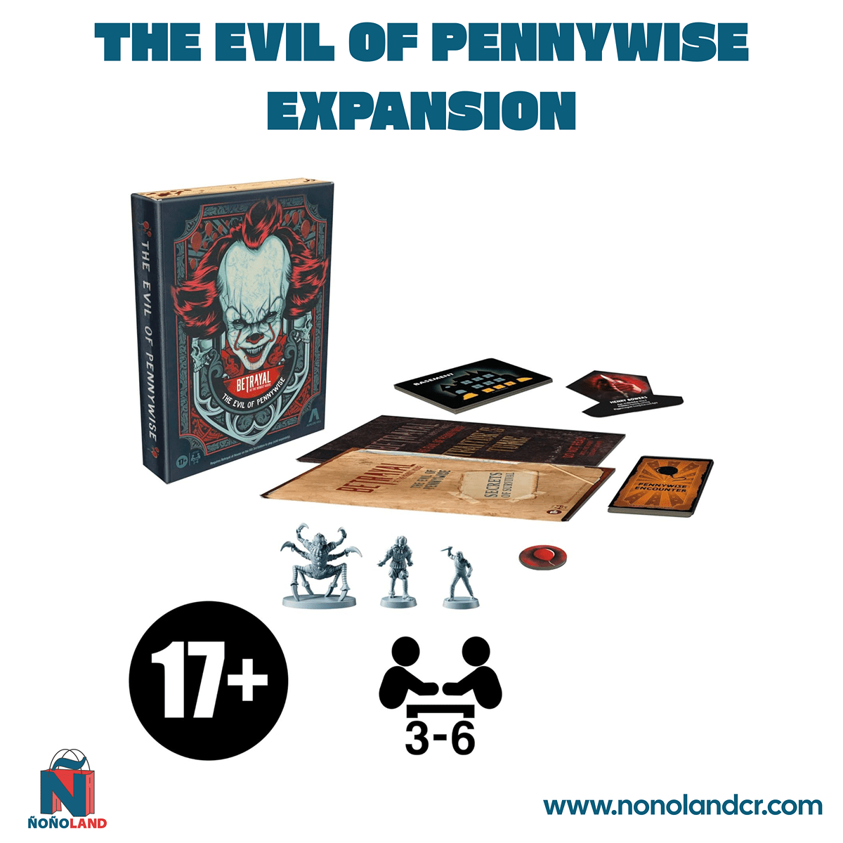 Betrayal at The Neibolt House: The Evil of Pennywise Expansion (Idioma: Inglés) - ÑoñolandCR