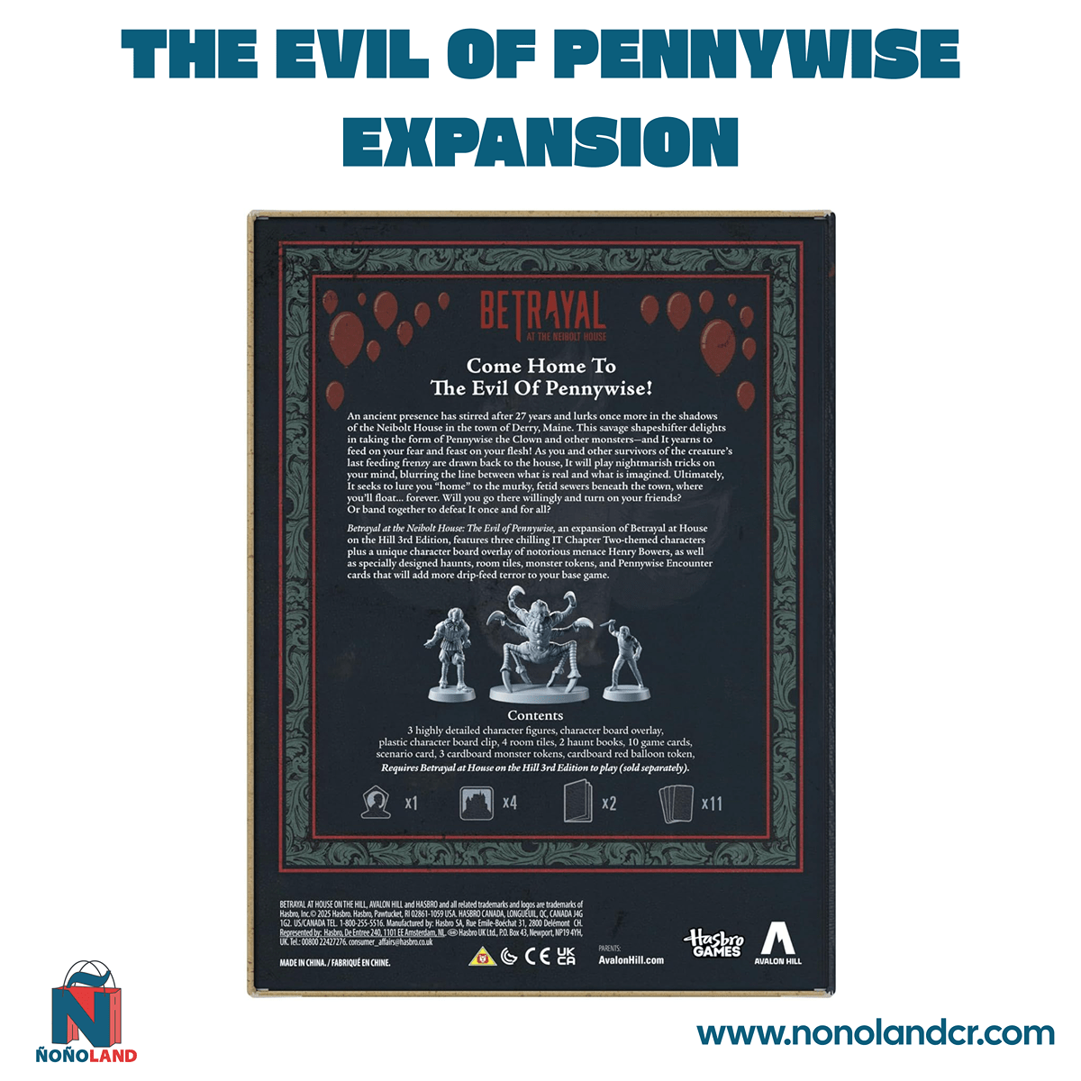 Betrayal at The Neibolt House: The Evil of Pennywise Expansion (Idioma: Inglés) - ÑoñolandCR