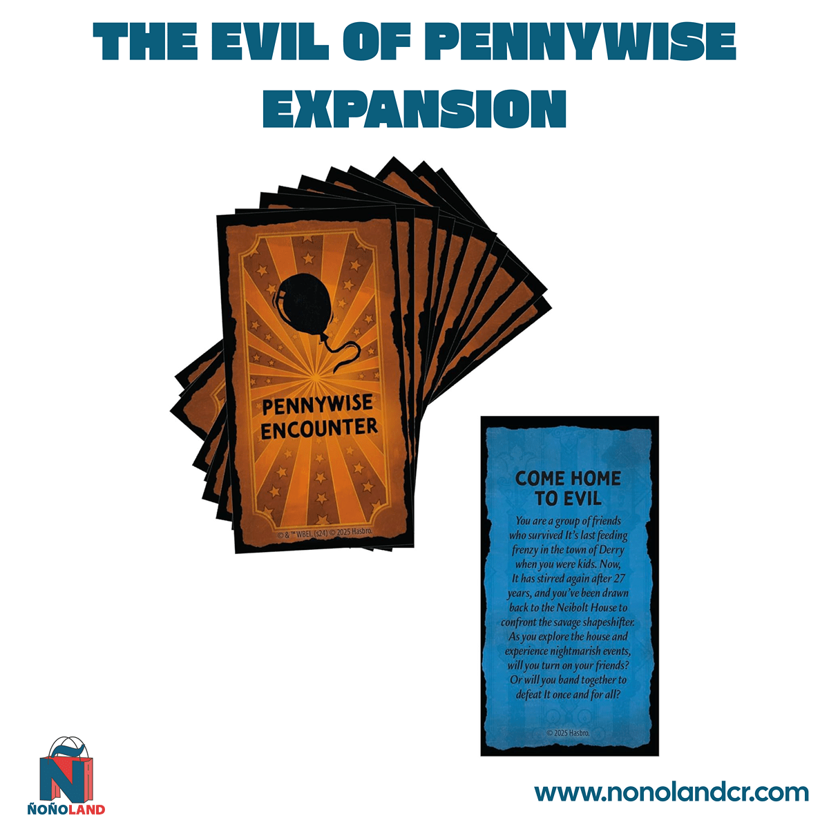 Betrayal at The Neibolt House: The Evil of Pennywise Expansion (Idioma: Inglés) - ÑoñolandCR