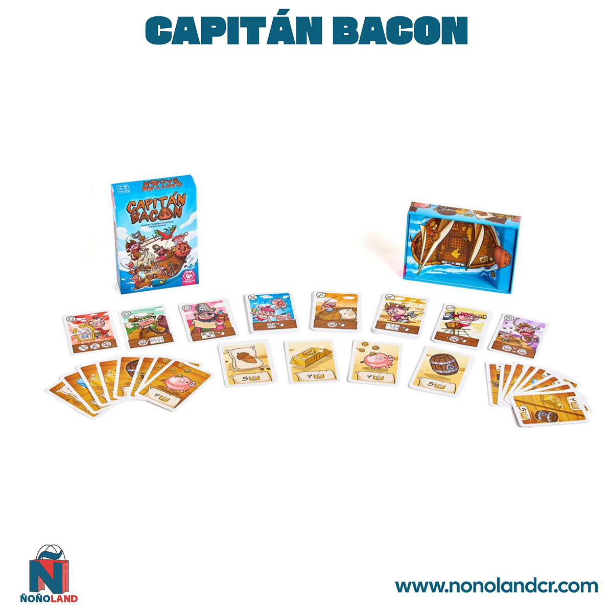 Capitán Bacon (Idioma: Inglés y Español) - ÑoñolandCR