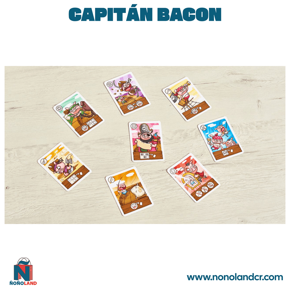 Capitán Bacon (Idioma: Inglés y Español) - ÑoñolandCR