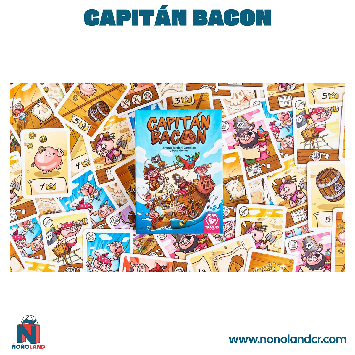 Capitán Bacon (Idioma: Inglés y Español) - ÑoñolandCR