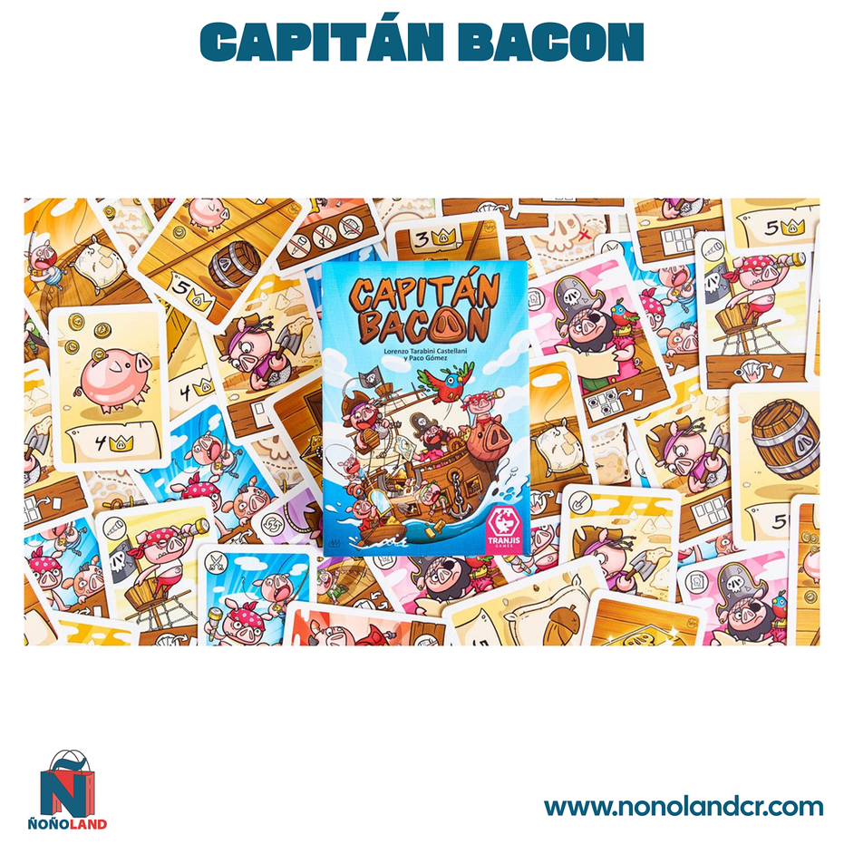 Capitán Bacon (Idioma: Inglés y Español) - ÑoñolandCR