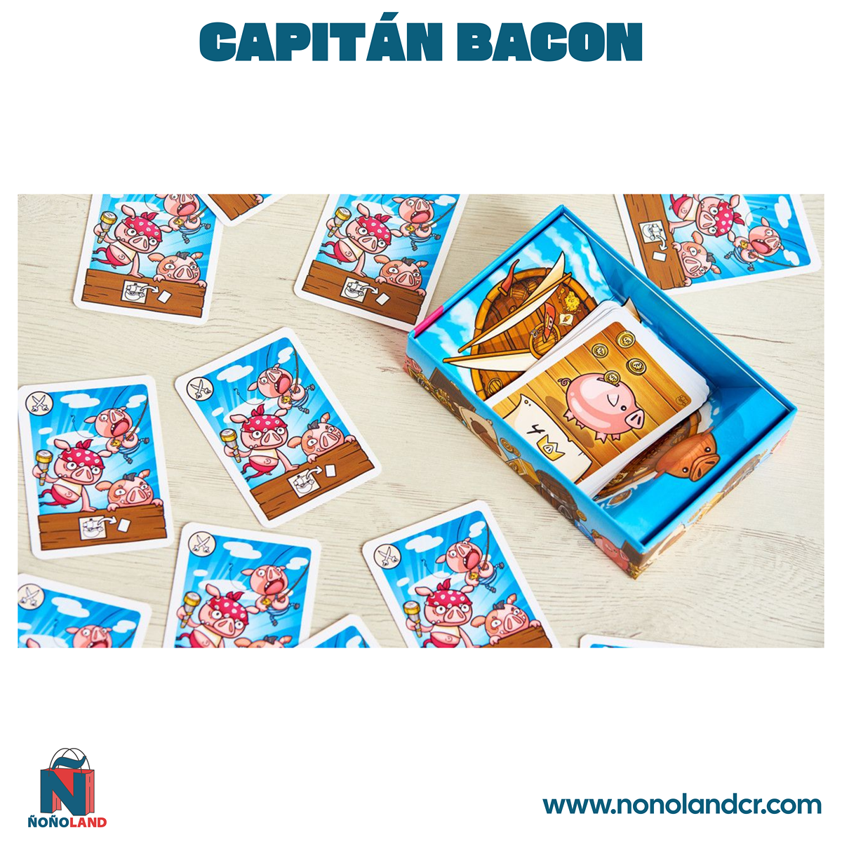 Capitán Bacon (Idioma: Inglés y Español) - ÑoñolandCR