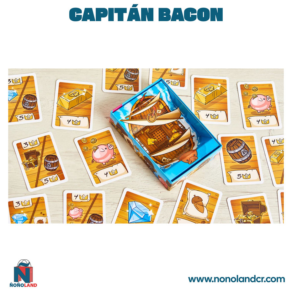 Capitán Bacon (Idioma: Inglés y Español) - ÑoñolandCR