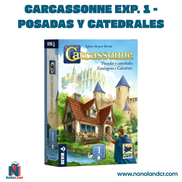 Carcassonne Exp. 1 - Posadas y Catedrales (Idioma: Español) - ÑoñolandCR