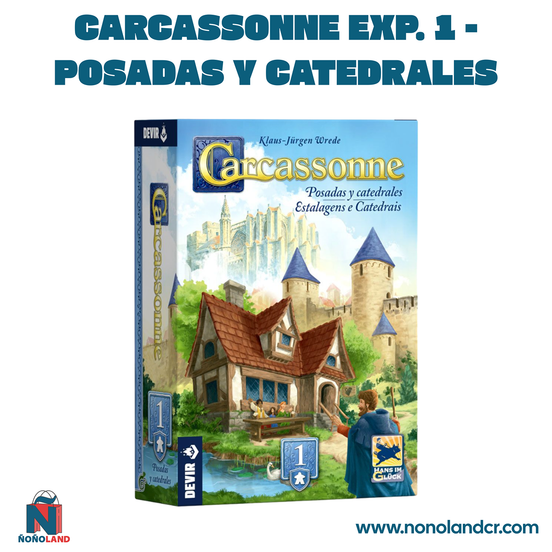 Carcassonne Exp. 1 - Posadas y Catedrales (Idioma: Español) - ÑoñolandCR