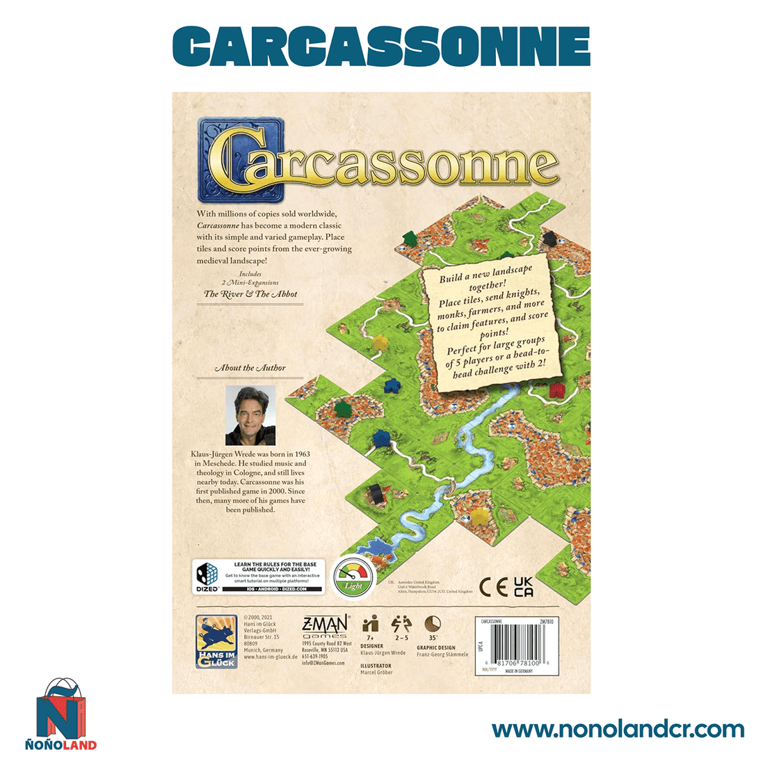 Carcassonne (Idioma: Inglés y Español) - ÑoñolandCR
