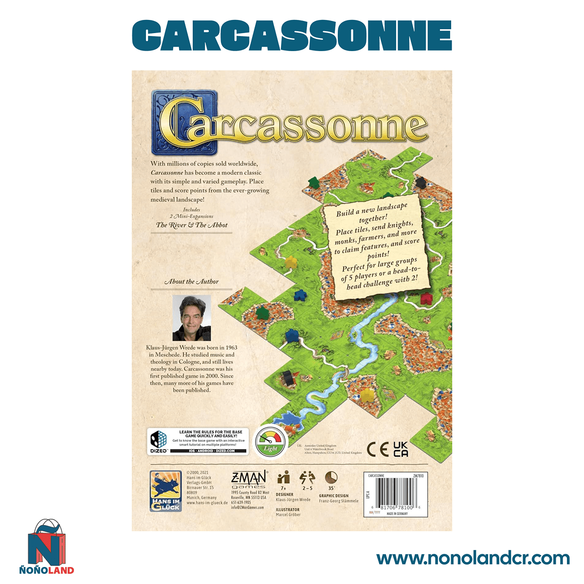 Carcassonne (Idioma: Inglés y Español) - ÑoñolandCR